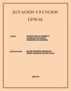 Ecuacion y función lineal