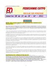 FEDECHIMIE CGTFO-Semaine 08 du 21 au 26 - 02 - 2011