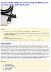  Abacus24-7 HDMI to HDMI 6ft (1.8 M) Ultra High Speed HDMI Cable - Ver. 1.3b for 1080p - HDTV Blu-Ray PS3 Abacus24-7