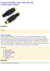  GOLD PLATED 50Ft S-Video S-VHS Cable FOR TV/HDTV/DVD/VCR/LCD Cables4PC