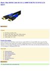  Black / Blue HDMI Cable 6ft 6 ft 1.3 1080P FOR PS3 TO DVD LCD HDTV eforcity