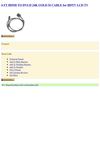  6 FT HDMI TO DVI-D 24K GOLD M CABLE for HDTV LCD TV 