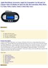  Apple iPod iPhone Accessories. Apple Fm Transmitter Car Kit and Car Charger with LCD display for Ipod 3rd 4th 5th...