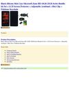  Black Silicone Skin Case Microsoft Zune HD 16GB 32GB Series Bundle kit Set + LCD Screen Protector + Adjustable...