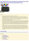 Apparel Kroo Camera Case for Canon Powershot Camera Digital Camera + Bonus Bundled with Universal LCD Screen...