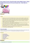 Apparel Kroo Camera Case for Canon Powershot Camera Digital Camera + Bonus Bundled with Universal LCD Screen...