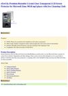  eForCity Premium Reusable/ Crystal Clear Transparent LCD Screen Protector for Microsoft Zune 30GB mp3 player with...