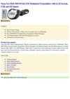 Electronics Naxa NA-3026 MP3/WMA FM Modulator/Transmitter with LCD Screed USB and SD Inputs Naxa
