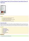  GTMax Premium Clear LCD Screen Protector Guard Film for Barnes & Noble Nook Generic
