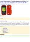  Orange Rubberized Snap on Hard Skin Shell Protector Faceplate Cover Case for Lg Cosmos Touch Vn270 + Lcd Screen...