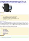  MyGift Black Carbon Leather Texture Snap On Cover Case + LCD Screen Protector Guard for Apple iPad 16GB 32GB 64GB...