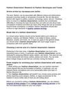 Fashion Dissertation: Research on Fashion Stereotypes and Trends