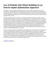 Use of Website link Wheel Creating As an Search engine optimisation Strategy
