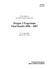 Proceedings Dragon 1 Programme Final Results 2004–2007 (SP-655)