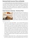 Kentucky Dental Insurance Plans and Benefits