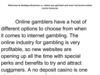 No Deposit Casinos | No Deposit Bonuses | Online Casino Bonuses