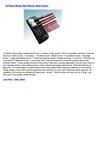 10 Piece Brush Set Deluxe (Red Color)