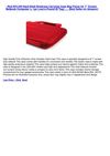 - Red NYLON Hard-Shell Briefcase Carrying Case Bag Purse for 7 Screen Netbook Computer (+ 1pc Lost-n-Found ID Tag)...