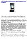 Apple iPod touch 8 GB (2nd Generation--with iPhone OS 3.1 Software Installed) [OLD MODEL]
