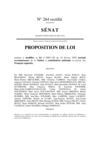 Proposition de loi N° 264 rectifié- Dite Loi Couderc