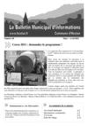 Bulletin municipal d'informations - Mars Avril 2011