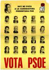 CARTEL ELECTORAL PSOE BENIDORM PRIMERAS MUNICIPALES