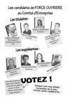 Carrefour Etampes : les candidats FO au Comité d'entreprise