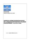 LA PROTECTION SOCIALE ET LA REALISATION DES OBJECTIFS DU MILLENAIRE DE DEVELOPPEMENT EN TUNISIE 