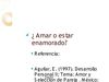 Amor y selección de pareja