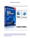 Deleted file recovery mac