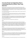 Best Break Up Guidance Heres Confronting Break Up Advice That Truly Works!