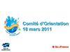 Comité d'orientation - Agenda21 - 18 mars 2011