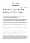 Catholic Church Approves Use Of The LadyComp Birth Control Computer