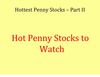 Hot Penny Stocks to Watch