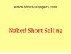 Naked Short Selling