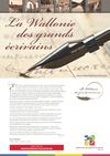 La Wallonie des grands écrivains - Dépliant FR