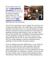 Online Casino for USA Players: The Real Deal About Legality Issues