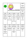 Menu du mois d'avril 2011