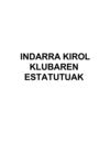 INDARRA KIROL-KLUBAREN ESTATUTUAK