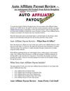 Auto Affiliate Payout Review – An Anticipated IM Product from Kelvin Houghton