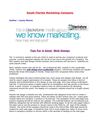 Tips For A Good Web Design