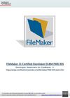 FILEMAKER FILEMAKER 11 CERTIFIED DEVELOPER FM0-305