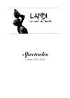 Spectacles 2011/2012