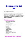 generacion del 98 pio baroja