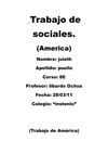 trabajo de america