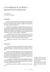 Nagel, L. y Núñez, G. La formación del vocabulario. Preservación de la información. 2005
