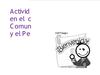 Actividades del Campo de la comunicación 