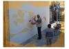 Don du peintre Chisa à la commune de "Ventisari", fresque murale dédiée à "à Scola Cumunali" sur le thème de la...