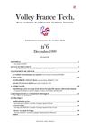 Volley France Tech numéro 6