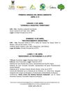 PROGRAMA PRIMERA SEMANA DEL MEDIO AMBIENTE